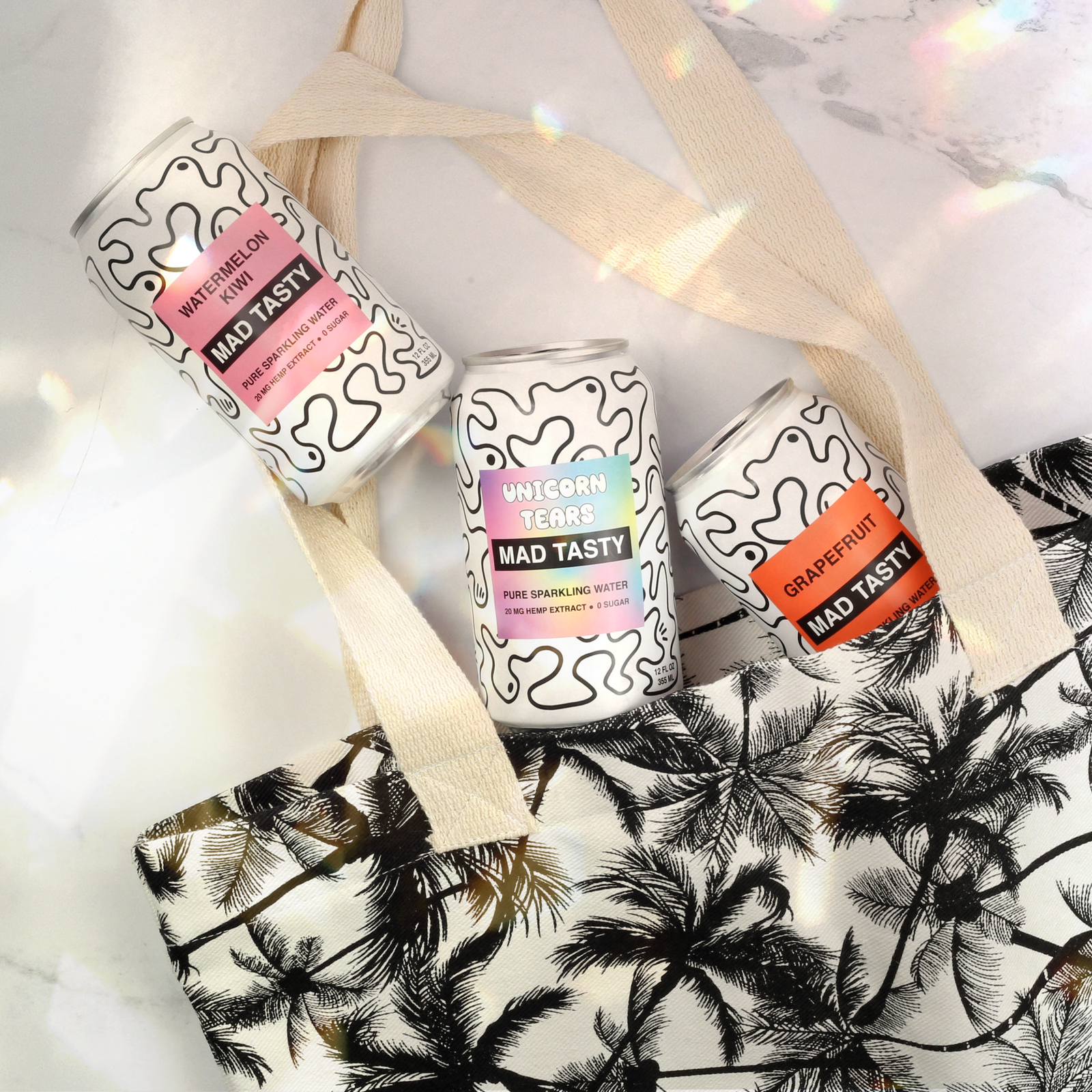 SOMETHING DIFFERENT! MAD TASTY PURE SPARKLING WATER