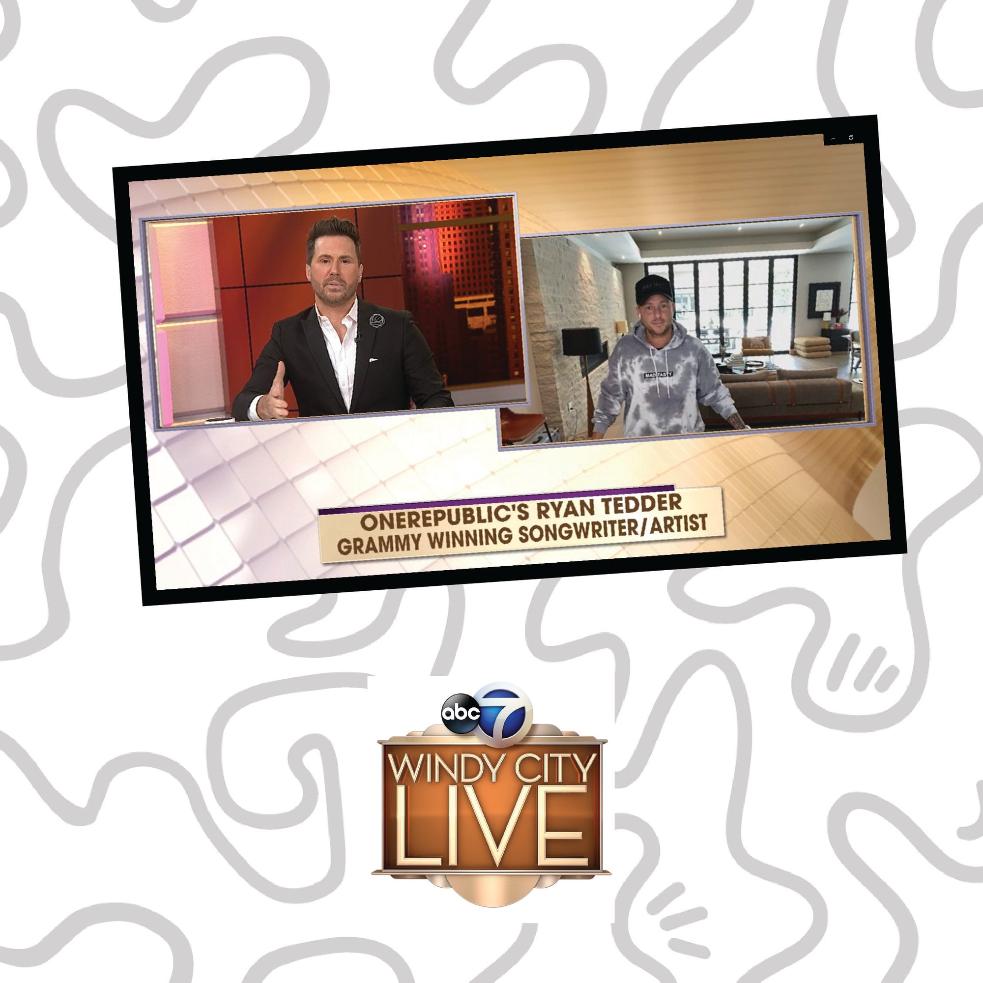 Ryan talks music and MAD TASTY with WINDY CITY LIVE