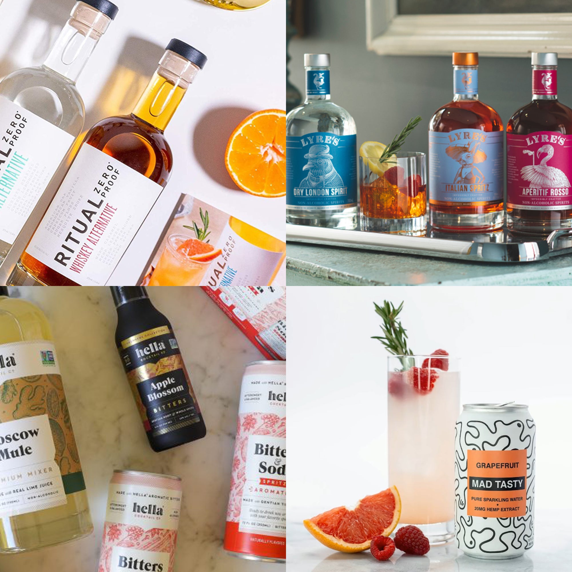 Break Up With Booze for Dry January, Sober October and Beyond With These Non-Alcoholic Spirits